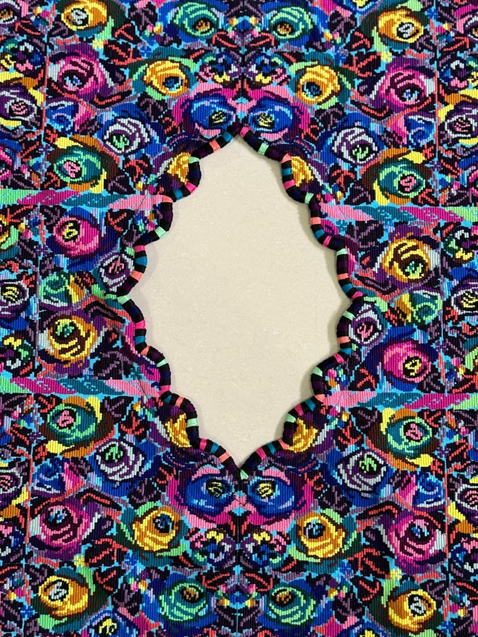 Güipil o cuello típico de Guatemala